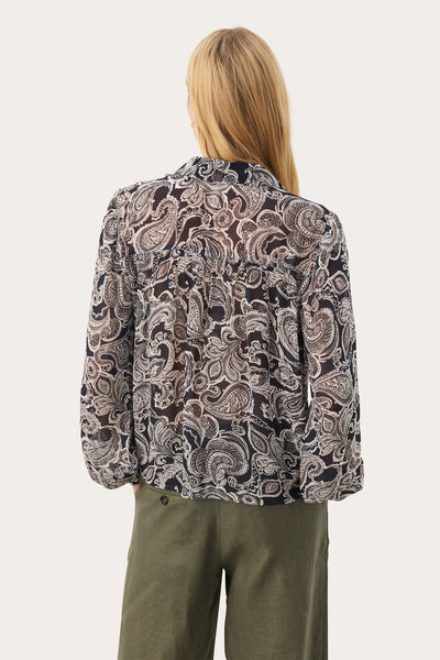 NicholinaPW BL After Midnight Paisley Print - 30309358 Thumbnail