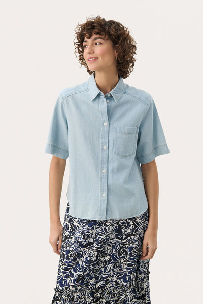 NiclaPW SH Whiteish Blue Denim - 30309361 Thumbnail