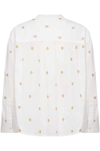 NatalePW BL Bright White Gold Embroidery - 30309450 Thumbnail