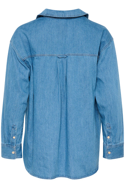 NorlyPW SH Medium Blue Denim - 30309501 Thumbnail
