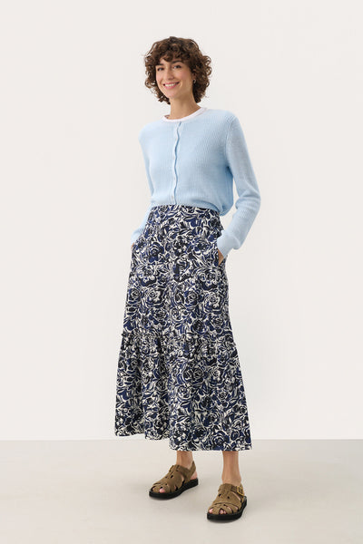 NadeemPW SK Navy Rose Print - 30309516 Thumbnail