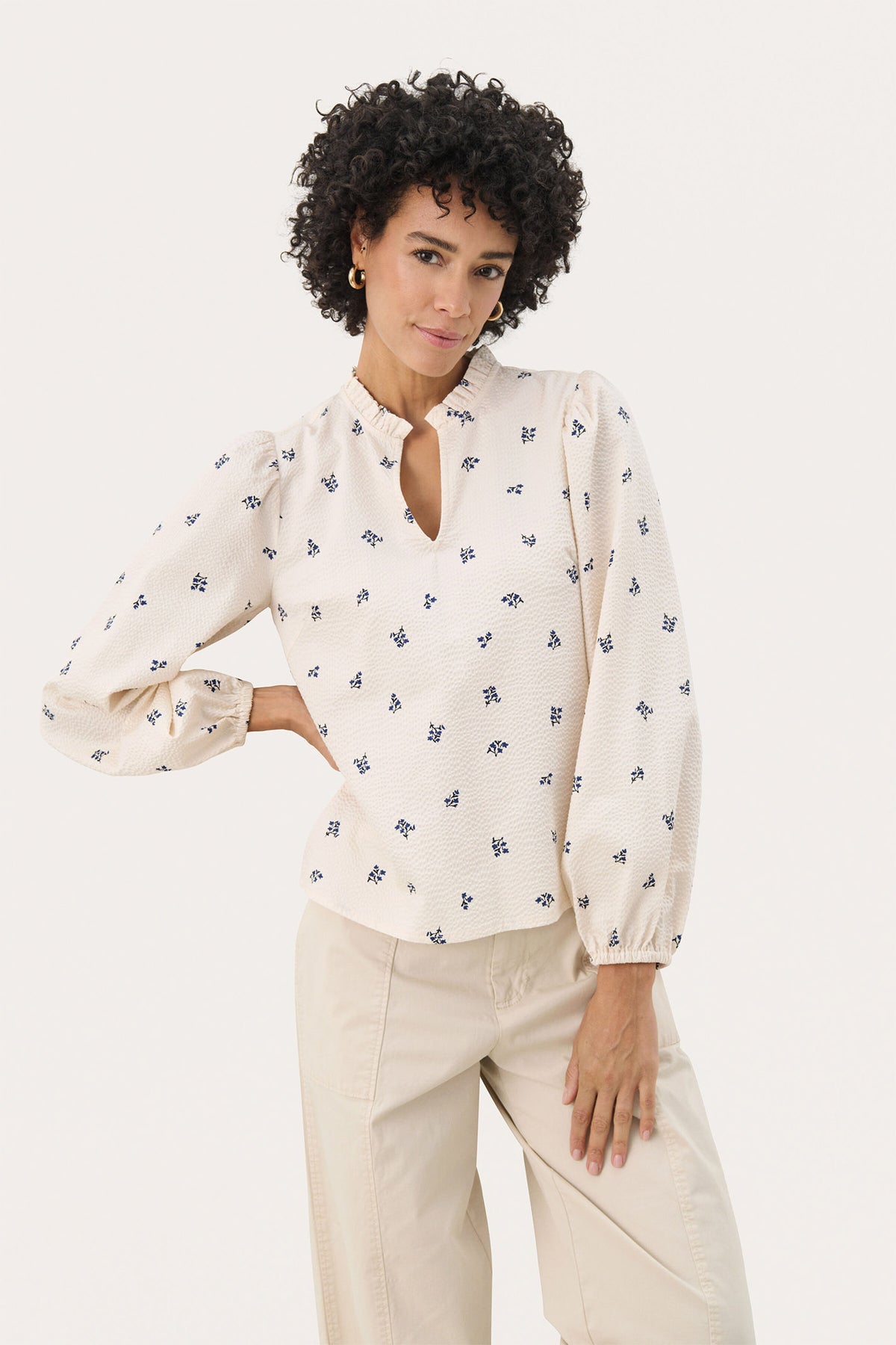EimyPW BL Blue Bouquet Print - 30309573