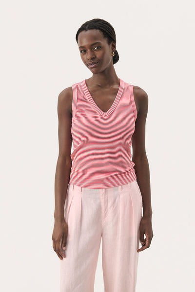 NikkiaPW TS Red and White Stripe - 30309582 Thumbnail