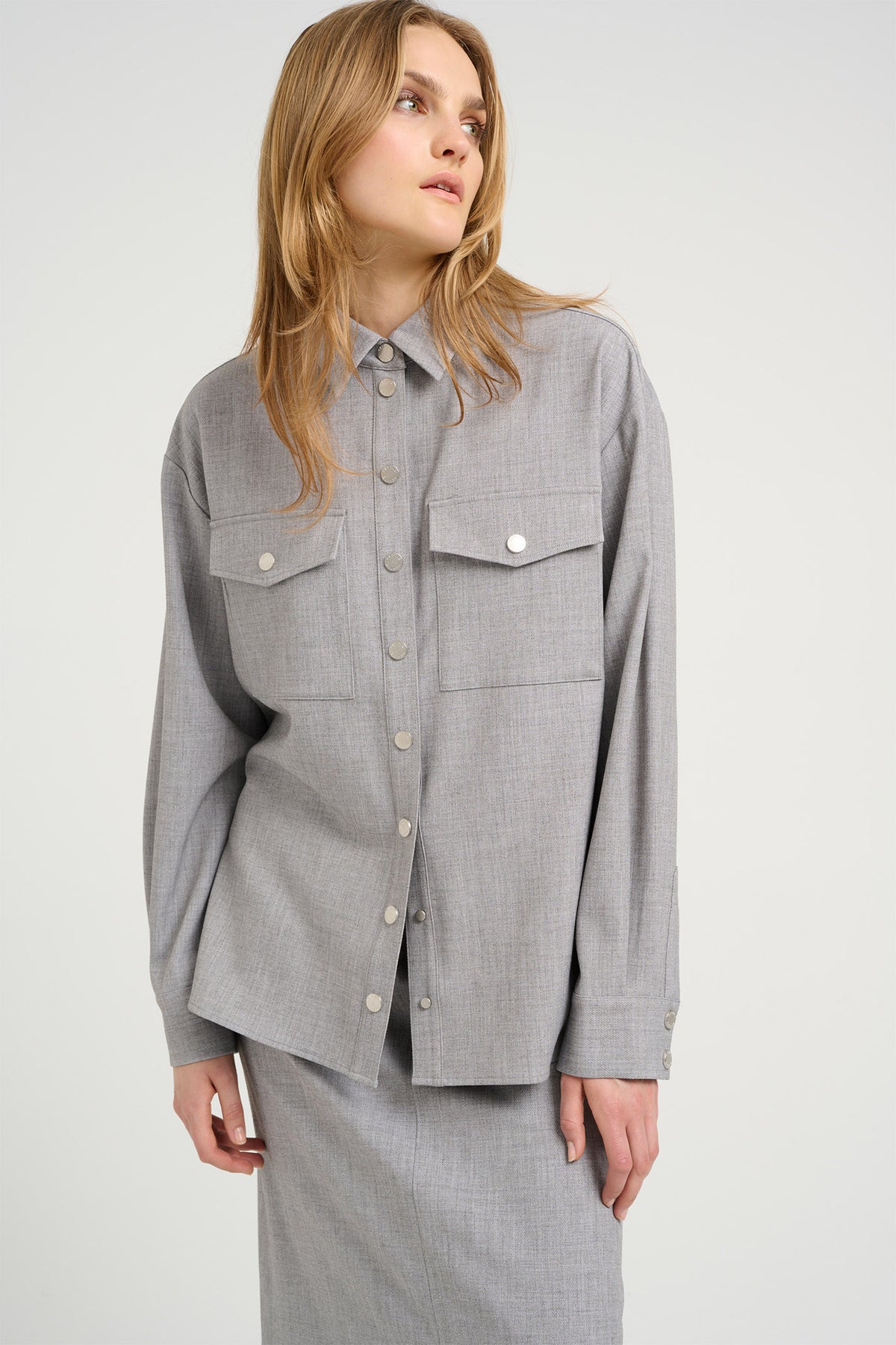 CallaGZ OZ shirt Grey Melange - 10909726