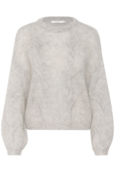 ZeniaGZ Pullover Ultra light grey m‚lange - 10909849 Thumbnail