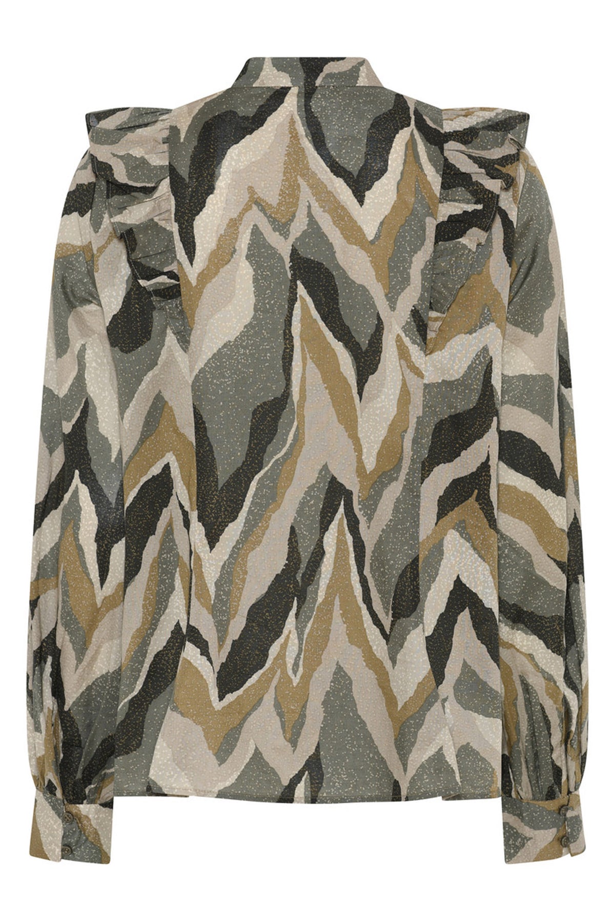 AsterBBZiska blouse Green print - BBW4333