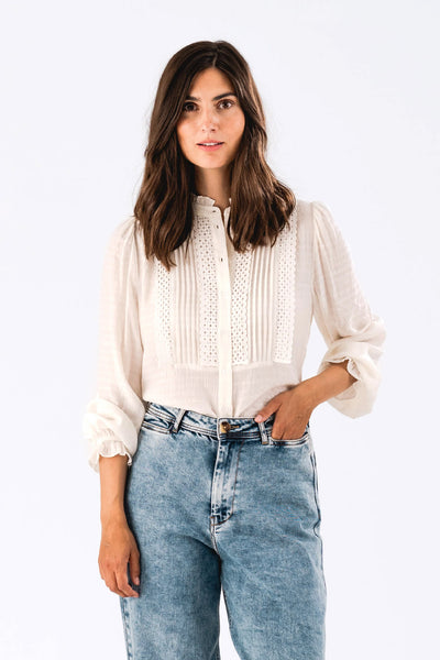 ArielLL Shirt LS 01 White - 90062-1012 Thumbnail
