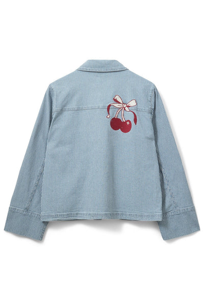 MARLOSW JACKET 5092 Blue striped - S251105 Thumbnail