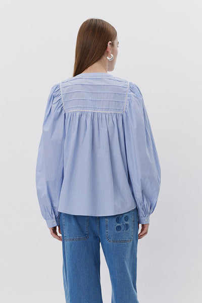 DELILAHSW SHIRT 5092 Blue striped - S251130 Thumbnail