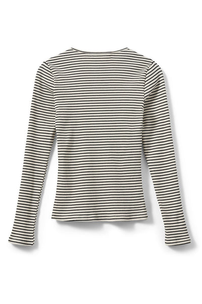 PAXSW T-SHIRT LONG SLEEVE 1017 Black striped - SNOS590 Thumbnail
