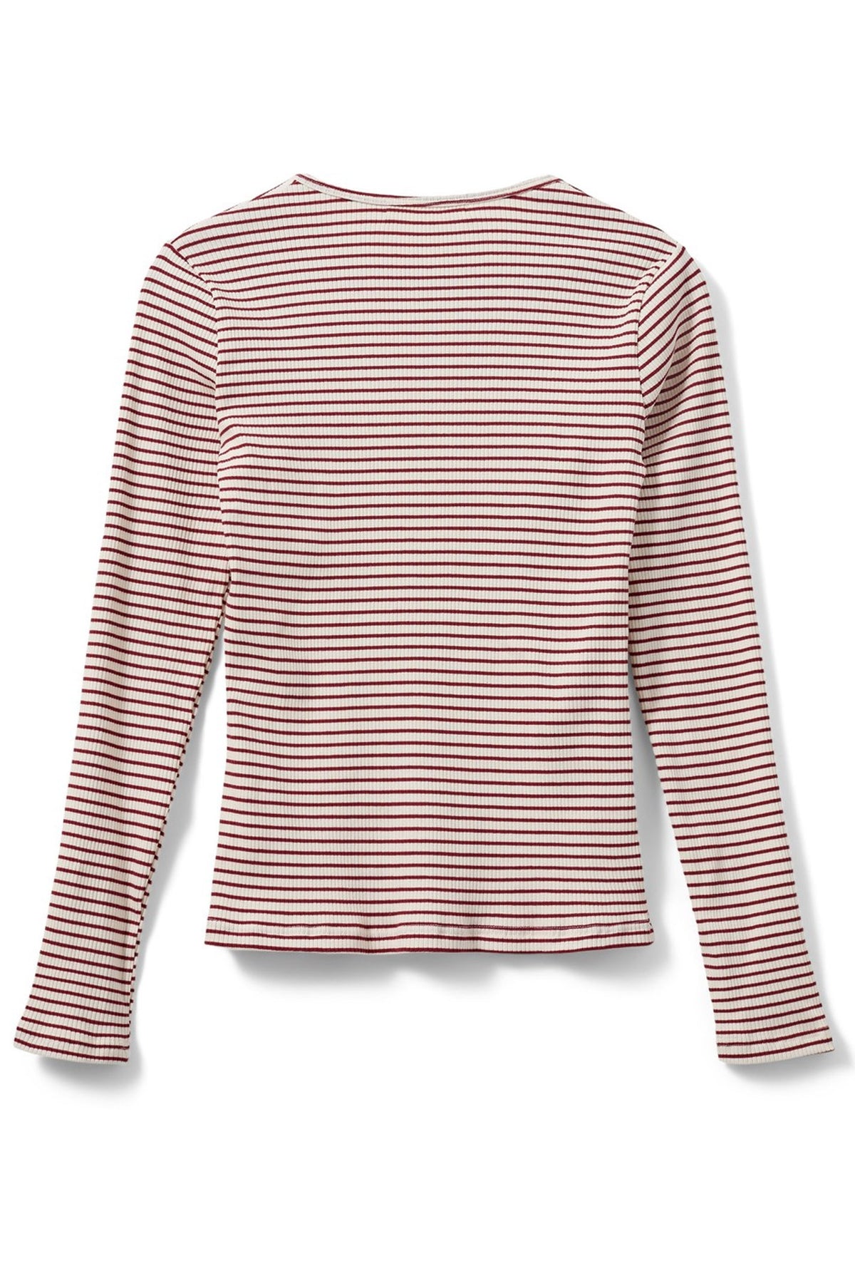PAXSW T-SHIRT LONG SLEEVE 4139 Red Striped - SNOS590