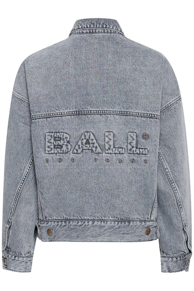 BACAMMIE DENIM JACKET Grey Denim - 50405095 Thumbnail