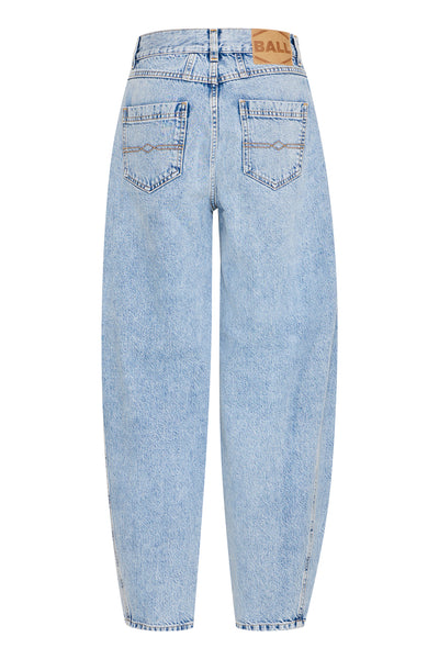 BACAVI CURVED JEANS Light Blue Denim - 50405101 Thumbnail