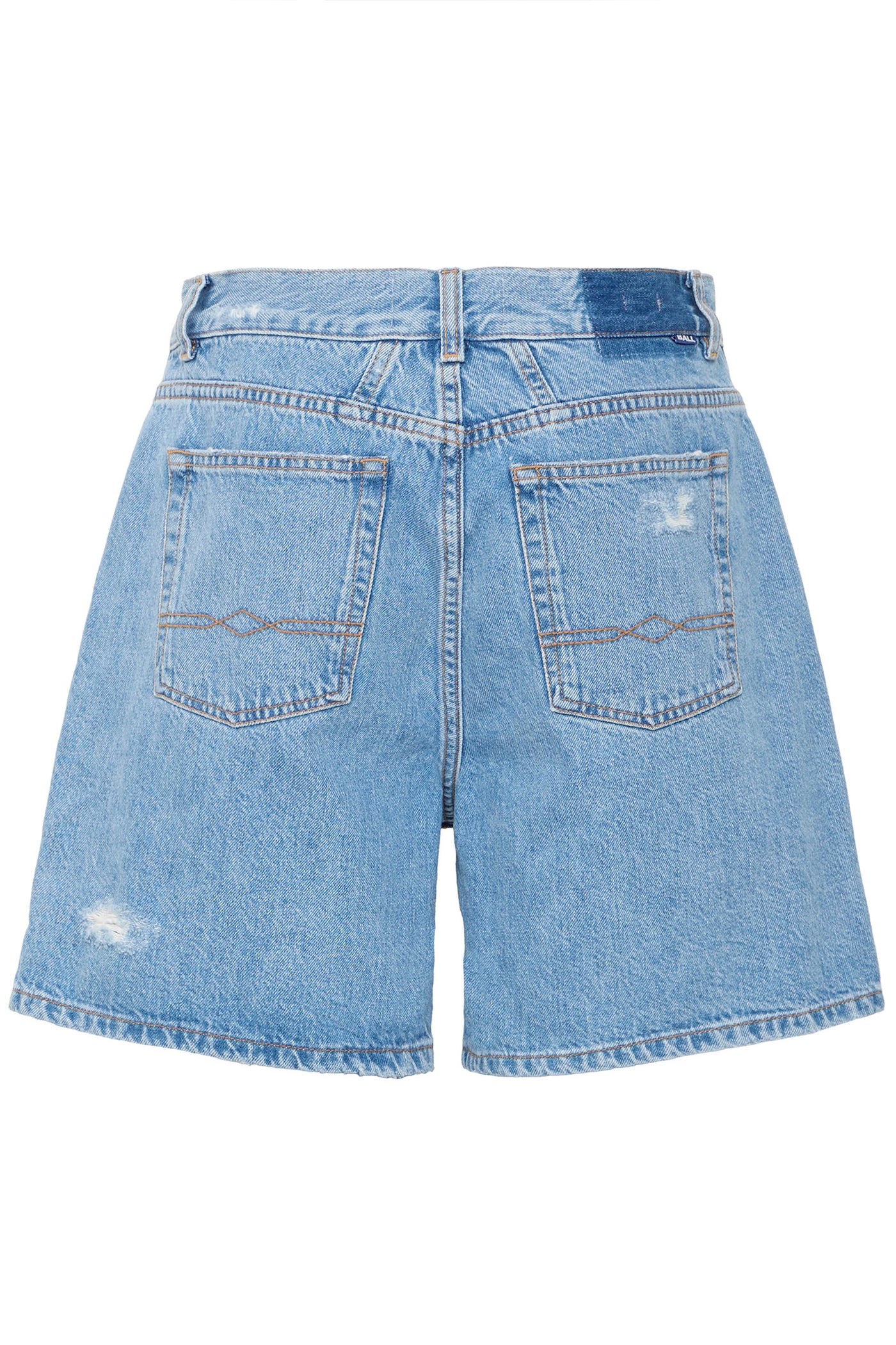 BASERRE DENIM SHORTS Light Blue Denim - 50405171