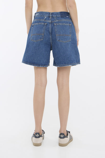 BASERRE DENIM SHORTS MEDUIM BLUE WASH - 50405171 Thumbnail