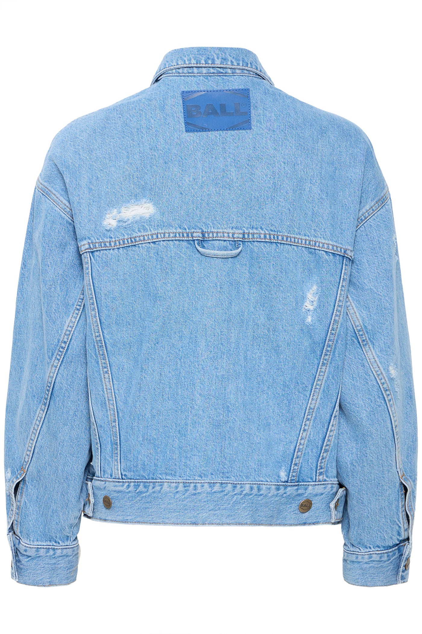 BASERRE CLASSIC DENIM JACKET Light Blue Denim - 50405172
