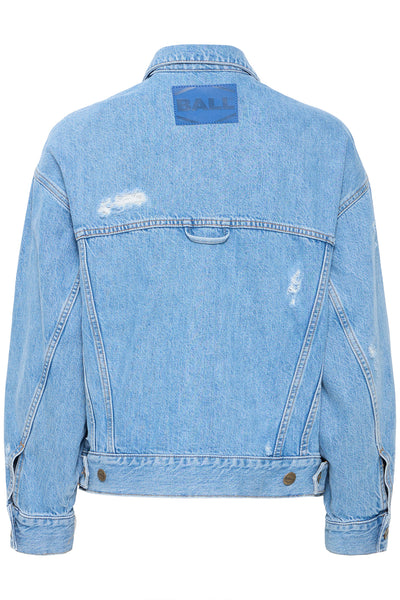 BASERRE CLASSIC DENIM JACKET Light Blue Denim - 50405172 Thumbnail