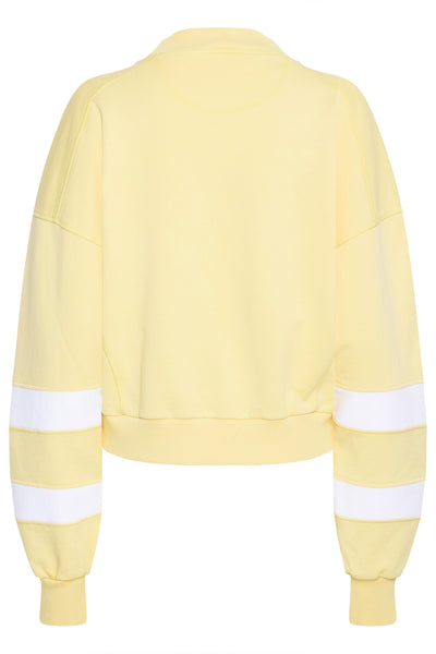 BAFOSSATI  HIGH COLLAR SWEAT Lemon Meringue - 50405185 Thumbnail