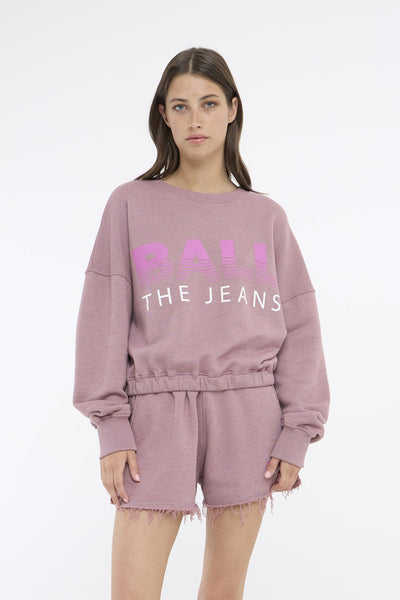 BARAFAELLE CROPPED SWEAT WISTFUL MAUVE - 50405237 Thumbnail