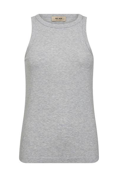 MMLago Tank Top Light Grey Melange - 170570 Thumbnail