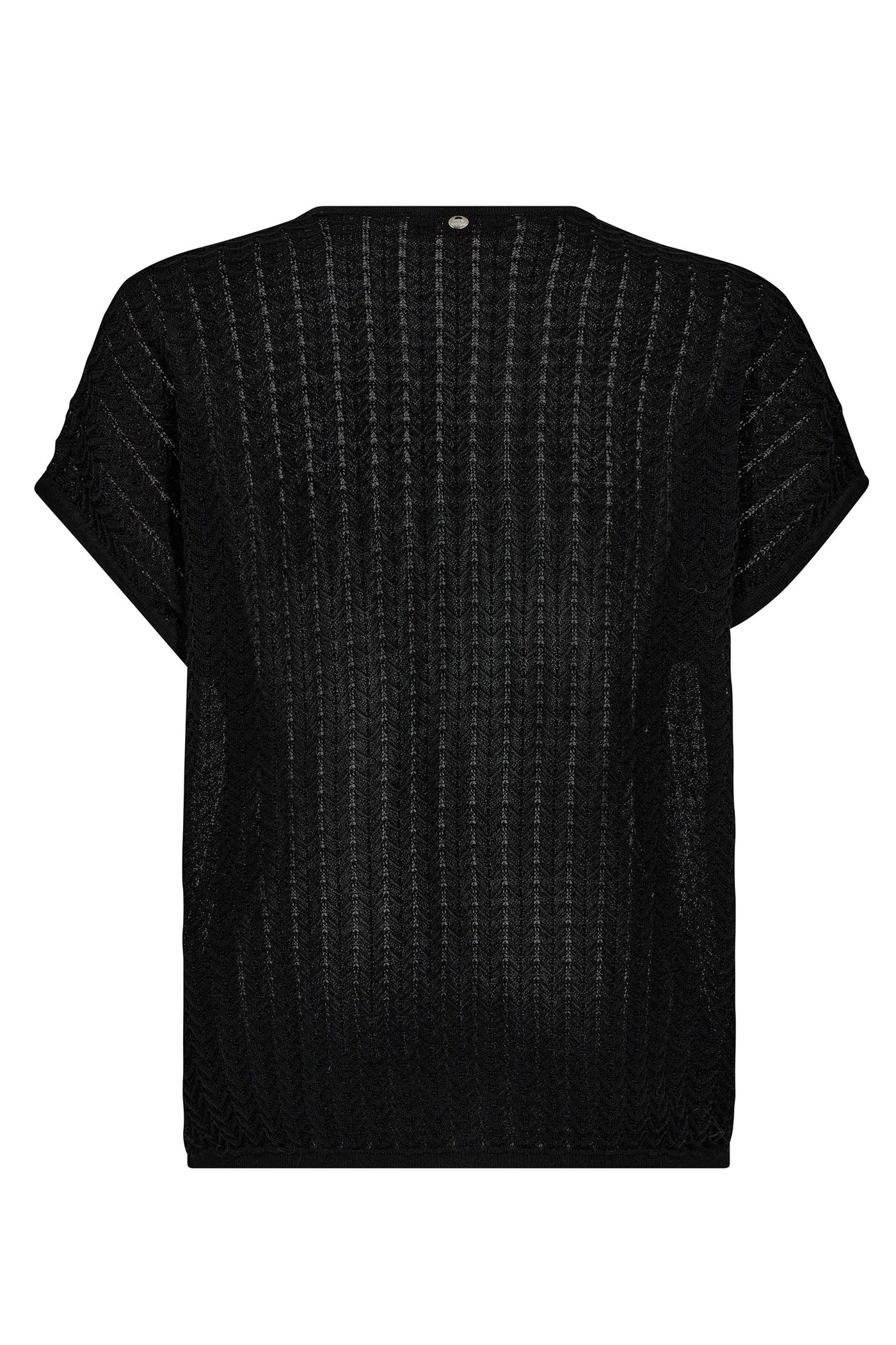 MMShani Plain V-neck Knit Black