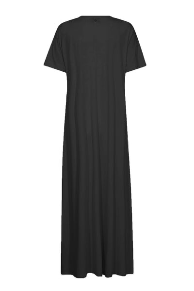 MMKalita V-neck Jersey Dress Black - 170890 Thumbnail