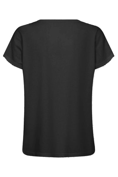 MMDayo V-neck Tee Black - 170940 Thumbnail