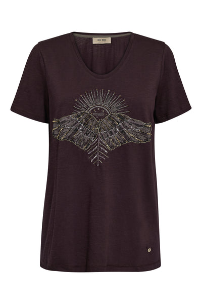 MMNadine O-SS Deco Tee FUDGE - 171110 Thumbnail
