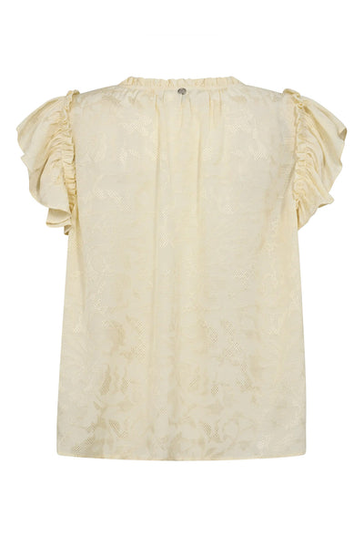 MMTea Vito Blouse Lemon Icing - 172080 Thumbnail