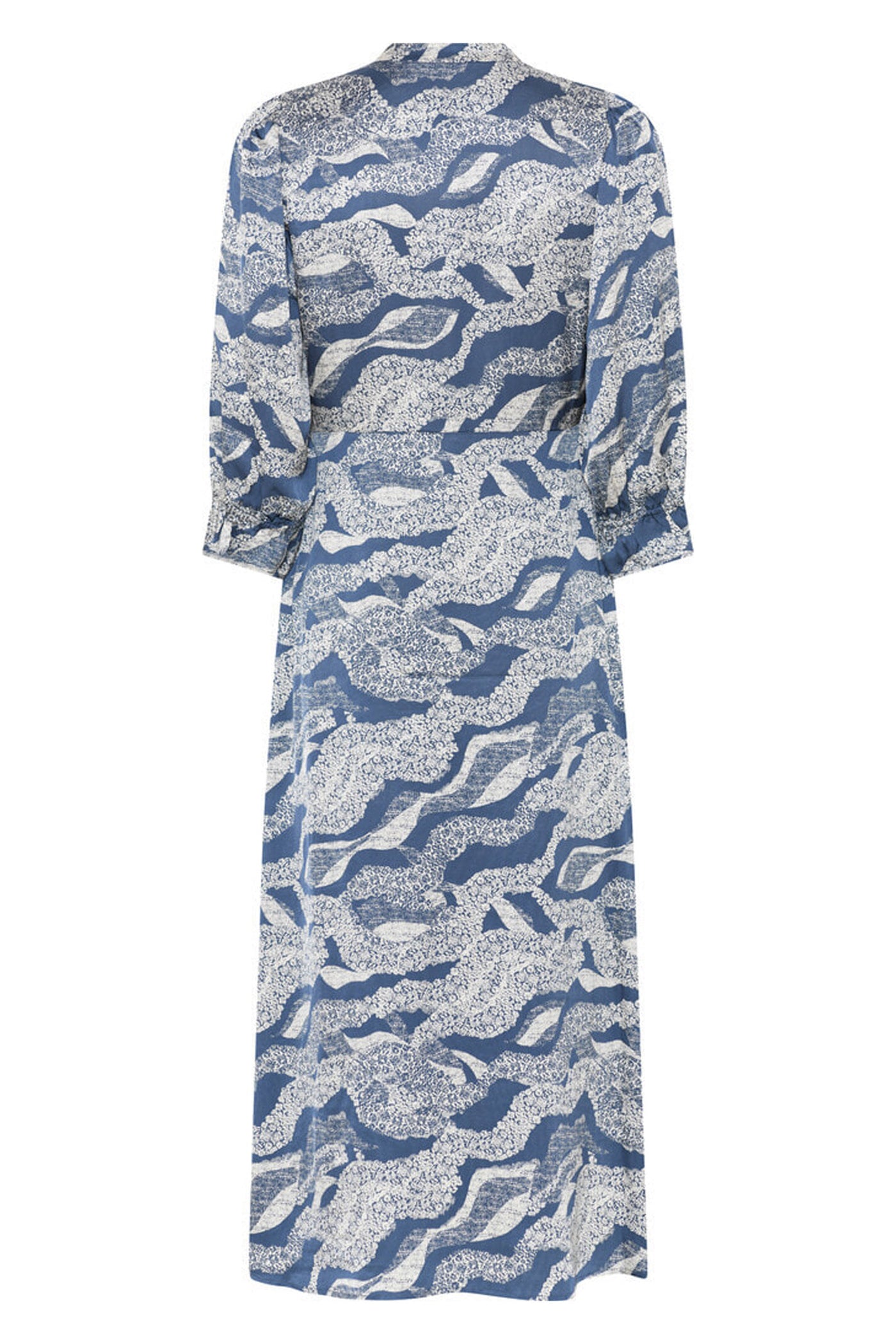 FloretBBClarenas dress Blue lace print - BBW4320