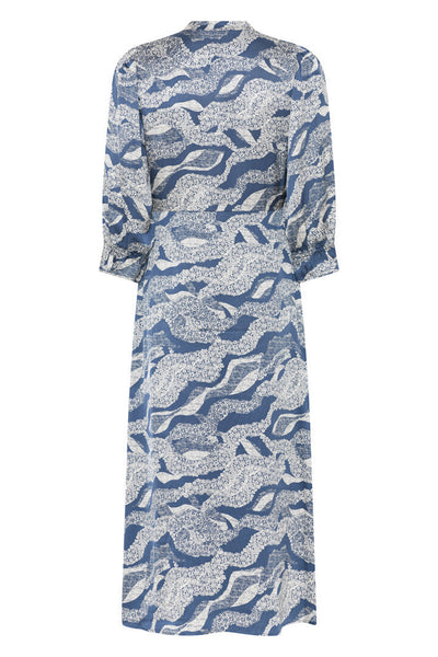 FloretBBClarenas dress Blue lace print - BBW4320 Thumbnail