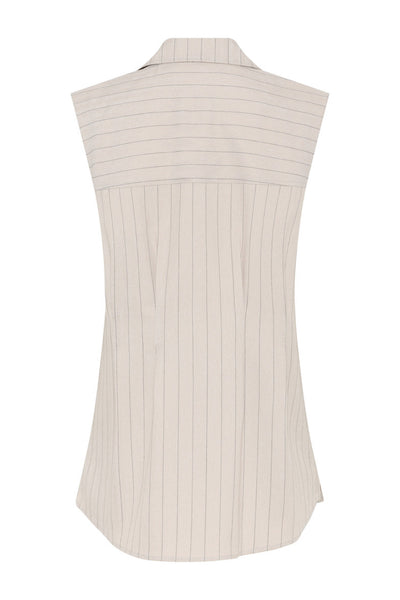 ApricotBBUrwa waistcoat Light Grey stripes Thumbnail