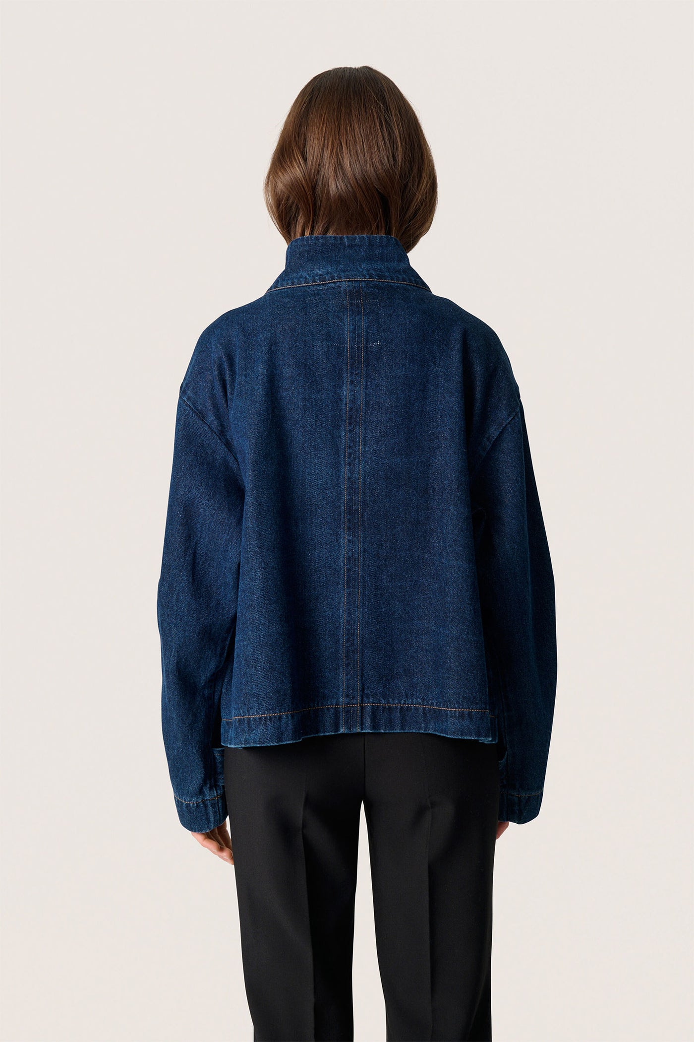 SLJannine Cade Jacket Dark Blue Denim - 30407857