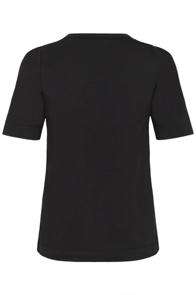SLJina Puff Tee Black - 30408074 Thumbnail