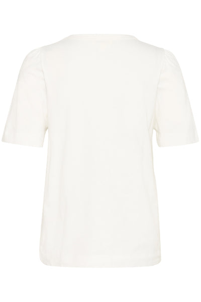 SLJina Puff Tee Broken White - 30408074 Thumbnail