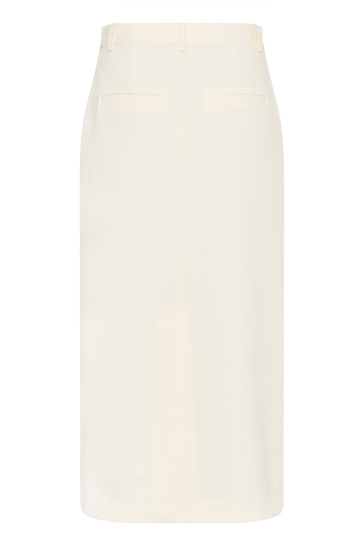 SLCorinne Long Pencil Skirt Broken White - 30408085