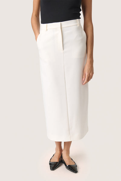SLCorinne Long Pencil Skirt Broken White - 30408085 Thumbnail