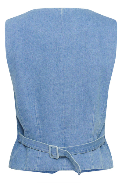 JaclynSZ Vest Smoke Blue - 30513875 Thumbnail