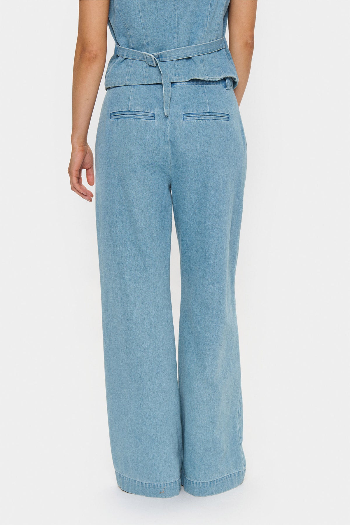 JaclynSZ Pants Smoke Blue - 30513877
