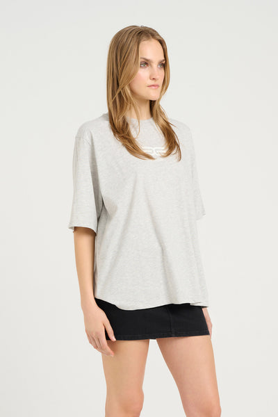 LuelleGZ tee Light Grey M‚lange - 10909848 Thumbnail