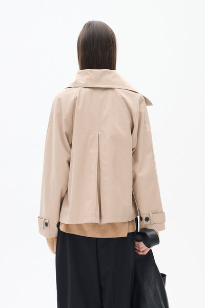 MazieIW Perry Short Coat Sandstone - 30109945 Thumbnail