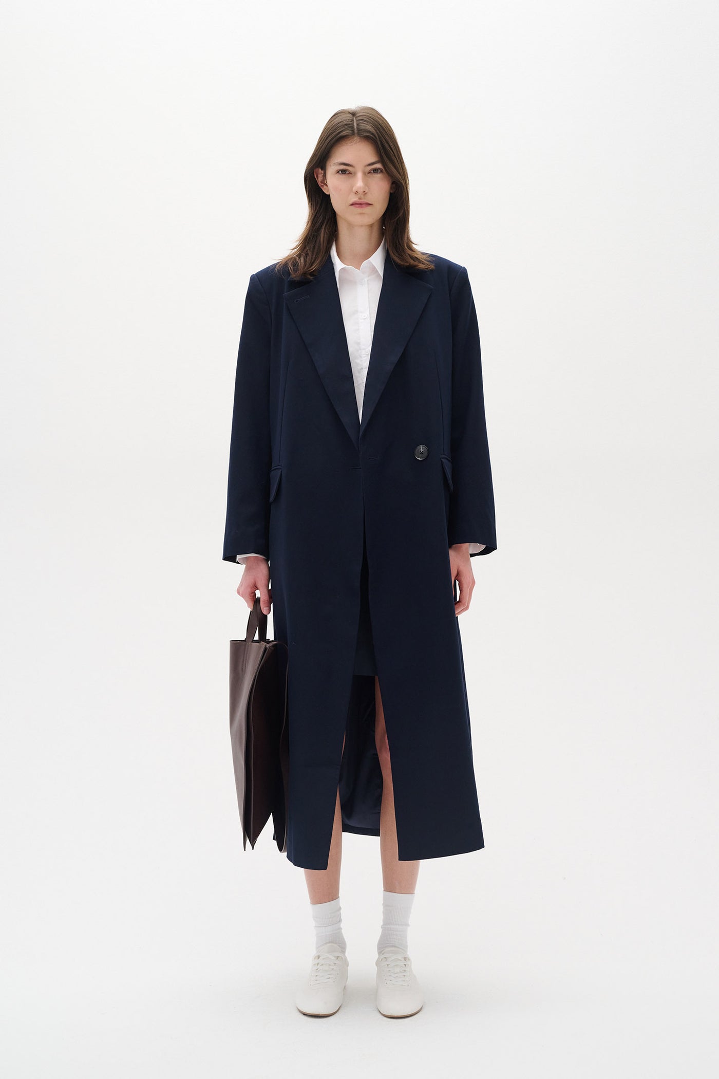 UlrykaIW Blazer Coat Marine Blue - 30110017