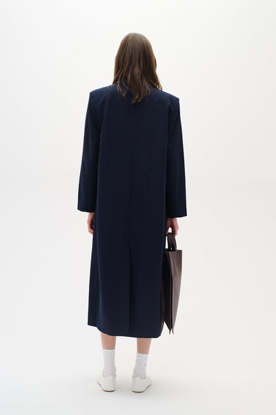 UlrykaIW Blazer Coat Marine Blue - 30110017 Thumbnail