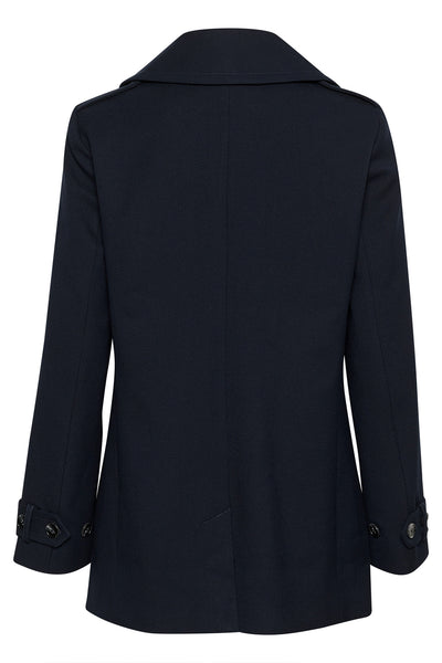 UlrykaIW Sailor Coat Marine Blue - 30110019 Thumbnail
