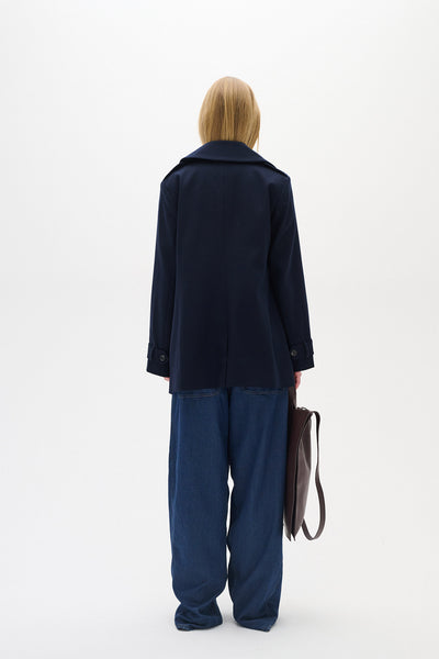 UlrykaIW Sailor Coat Marine Blue - 30110019 Thumbnail