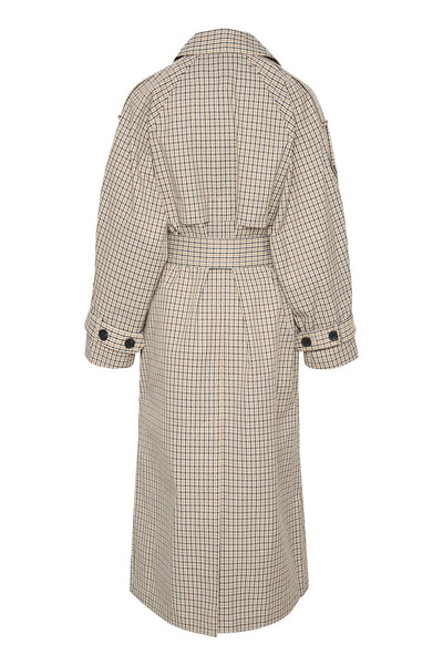 UmayaIW Trenchcoat Neutral Check Thumbnail