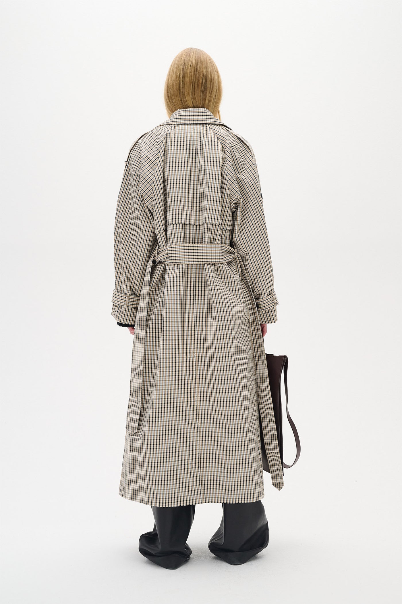 UmayaIW Trenchcoat Neutral Check