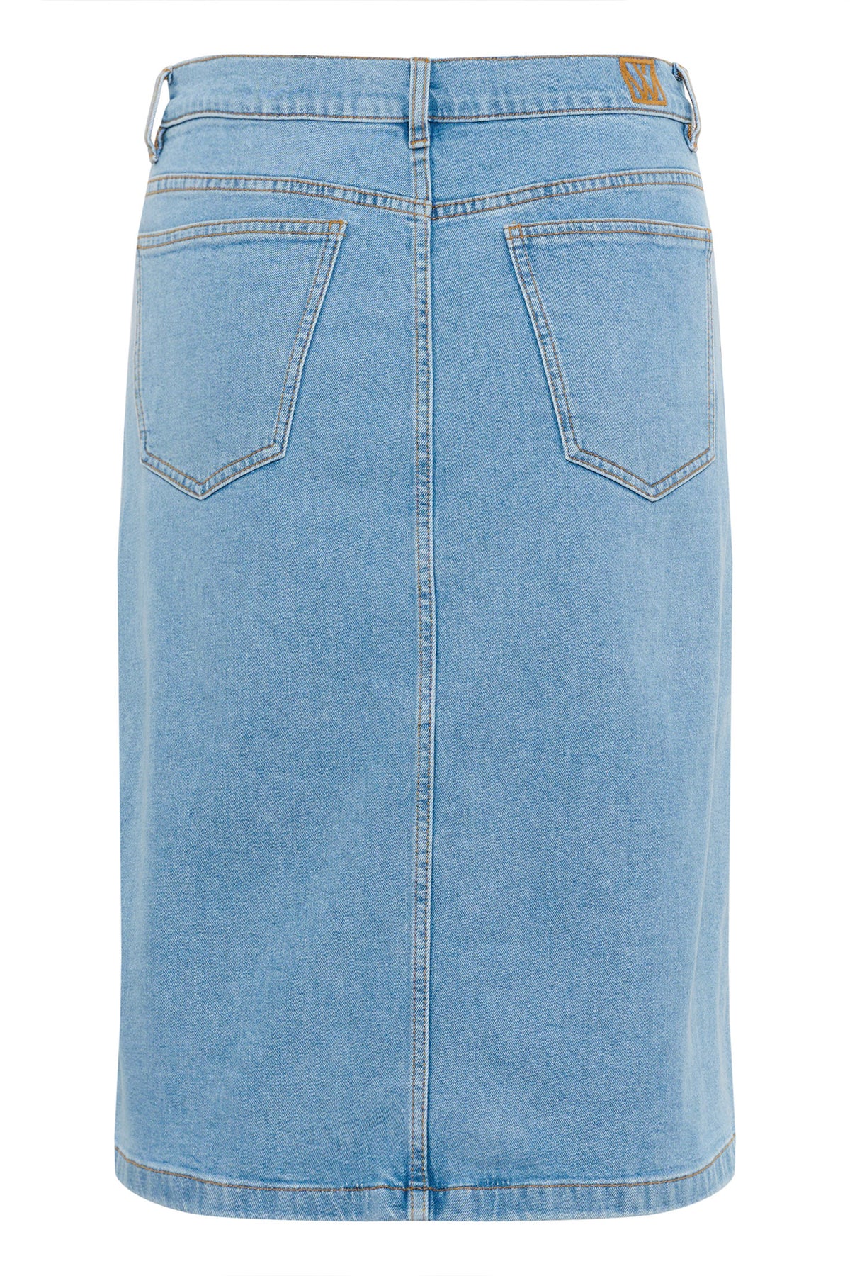 SindraIW Skirt Light Washed Denim