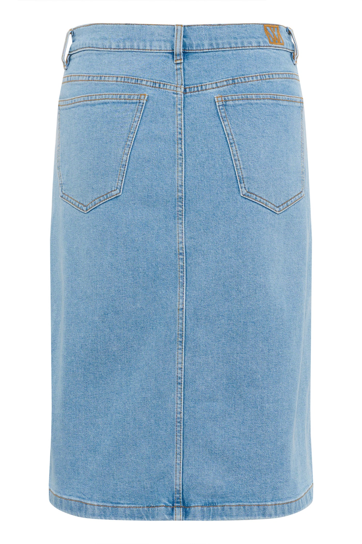 SindraIW Skirt Light Washed Denim