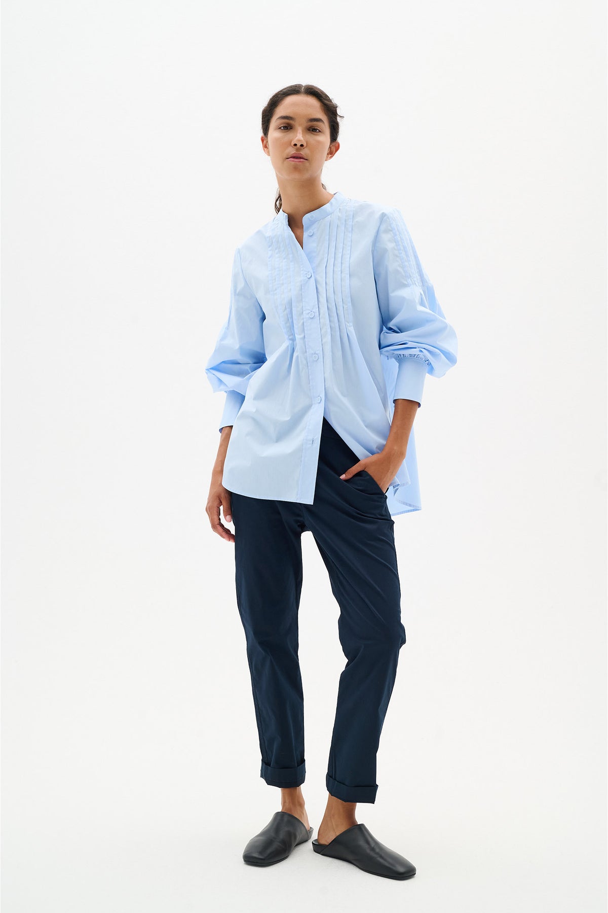 ConorIW Pintucks Shirt Windsurfer